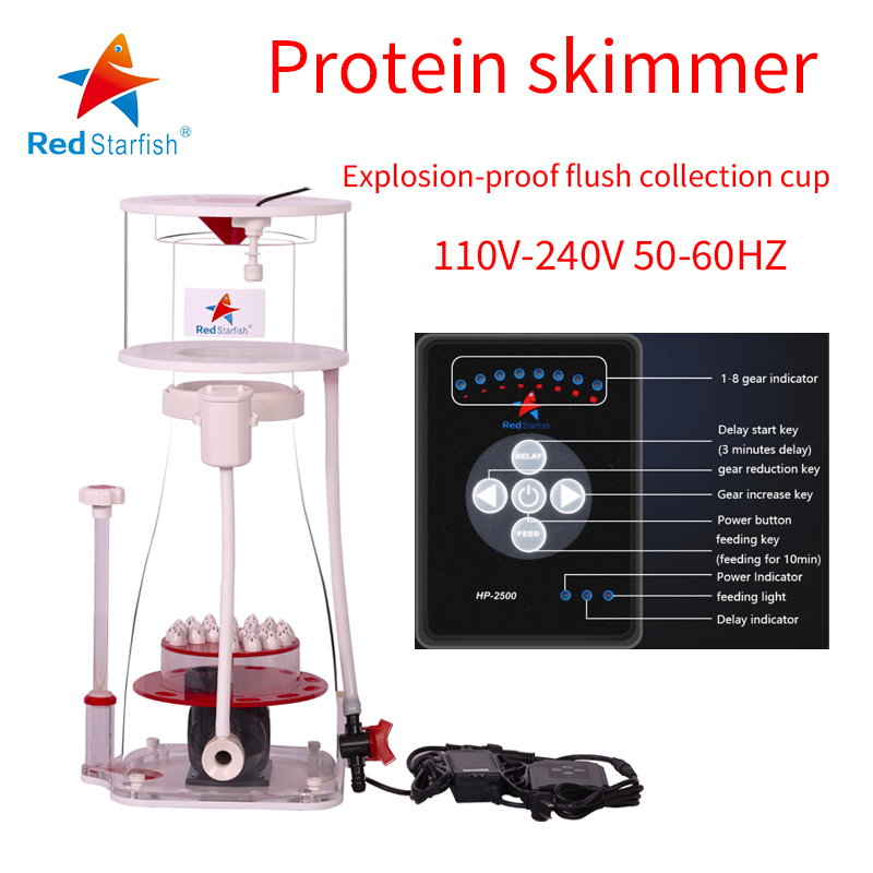 Protein Skimmer Reef - 110-240V rouge étoile de mer Aquarium