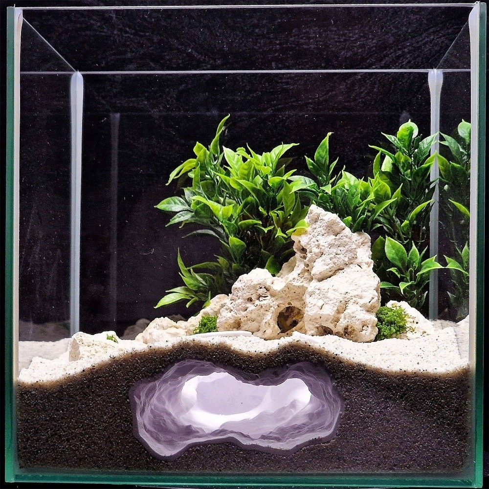 Aquarium Fish Reproduction - Caverne de Roche Paysagère 3D Imprimée