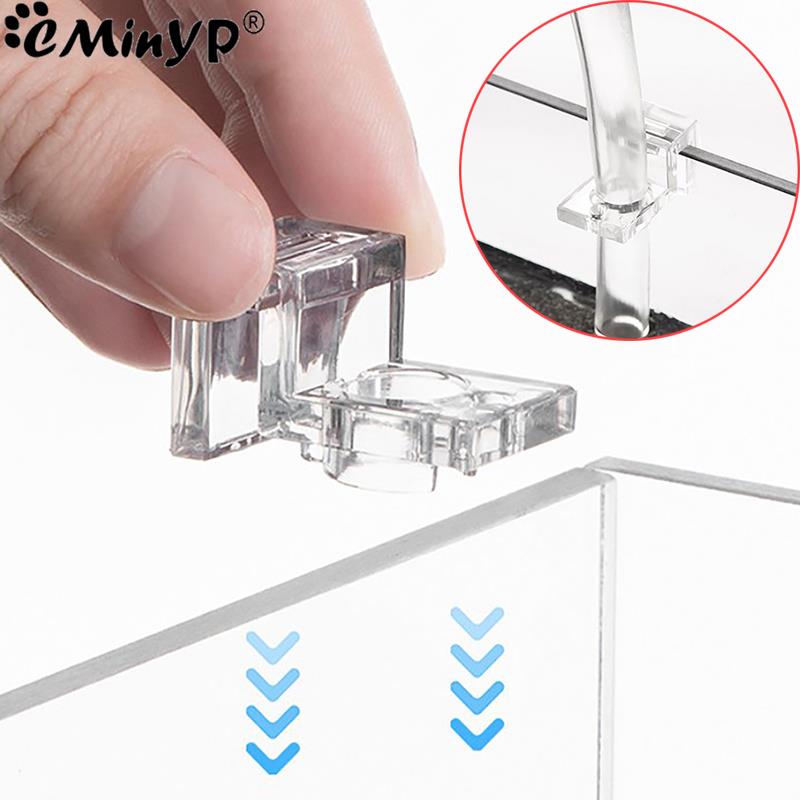 Aquarium Fish Real - Clips acryliques pour Aquarium, 4 pièces,