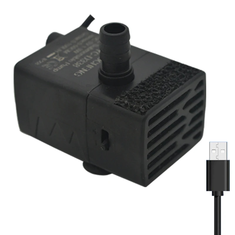 Aquarium Fish Real - Pompe à eau submersible USB pour