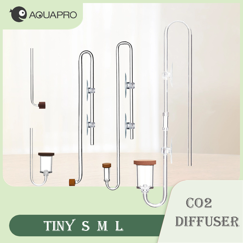 Aquarium Fish Real - Diffuseur de CO2 pour Aquarium, Mini