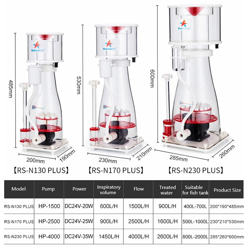 Écrémeuse de protéines pour aq - Protein Skimmer Reef avis et prix