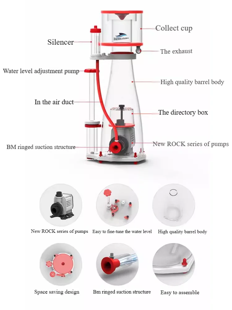 220-240V 50Hz bulle Magus cour - Protein Skimmer Reef avis et prix