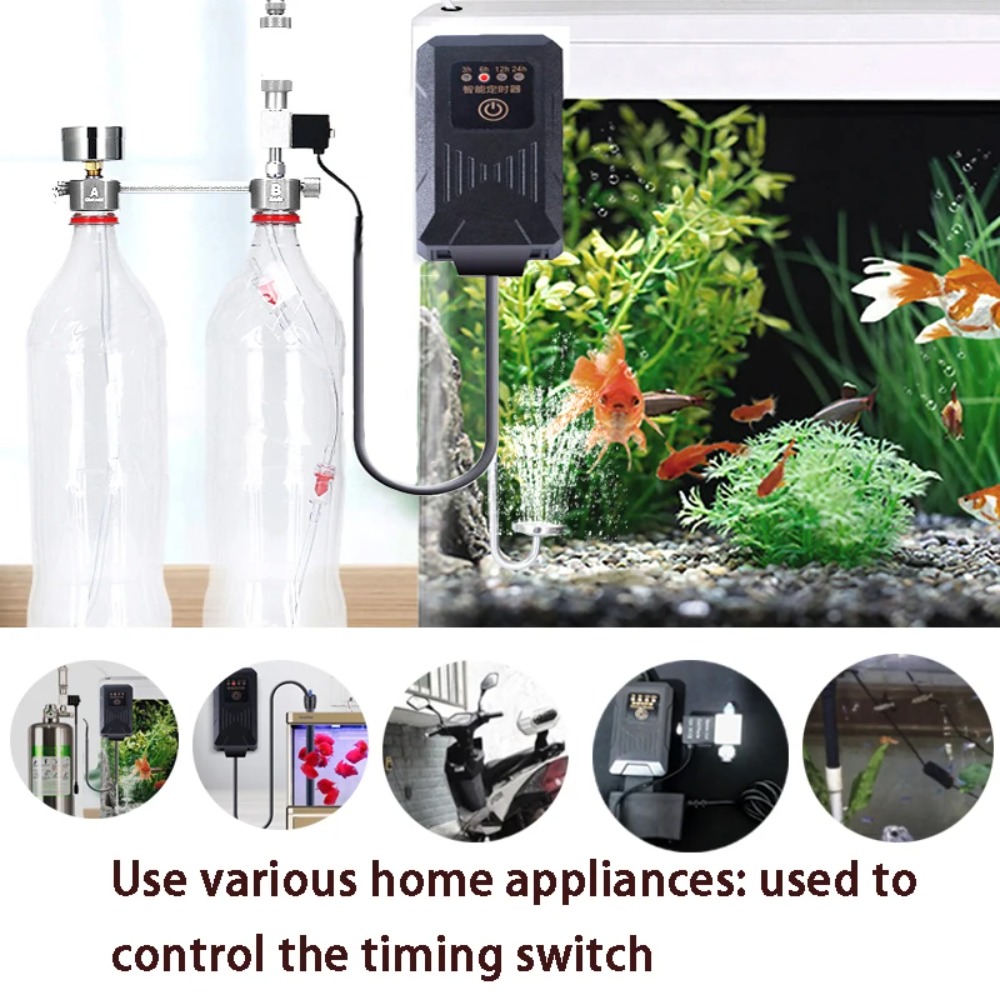 Minuterie d'aquarium à quatre  - Aquarium Fish Real avis et prix